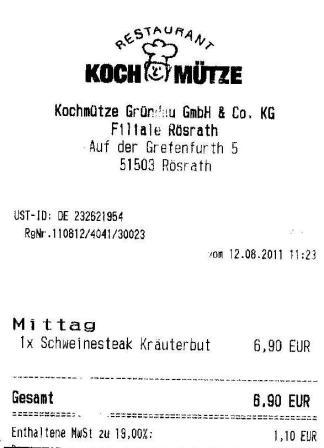 intr Hffner Kochmtze Restaurant